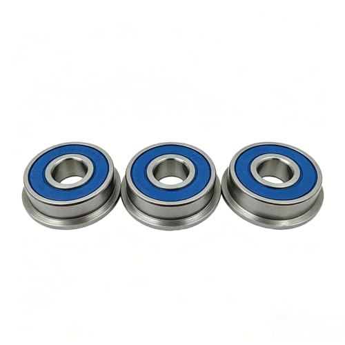 SF608-2RS Flange Bearing 8x22x7 mm 10PC Double Sealed Stainless Steel Flanged SF608 RS Ball Bearings SF608 2RS - size: SF608-2RS 8x22x7