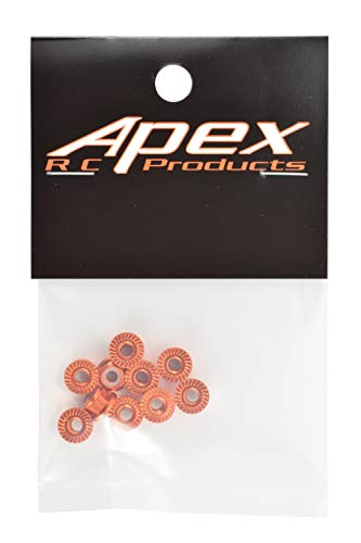 4mm Serrated Aluminum Nylon Wheel Nuts Set - 6 Colors to Choose from