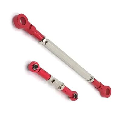 Rc Upgrade Spare For HB For Toys ZP1001 ZP1002 ZP1003 ZP1004 1/10 Metal Steering Rod Servo Link RC Crawler Car Upgrade Parts(Red) - color: Red
