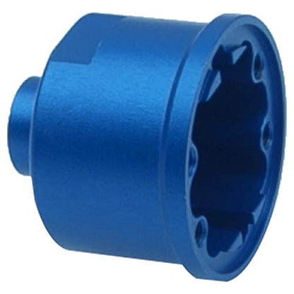 Metal Differential Carrier Diff Case Housing Compatible with Traxxas X0-1 Slash 4X4 Rustler Stampede T-Maxx Slayer 1/10 RC Car (Blue) - color: Blue