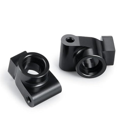 2Pcs Aluminum Front Steering Knuckles or Caster Blocks Compatible with 1/16 B 2WD RC Buggy Truck Model(Caster Blocks) - color: Caster Blocks