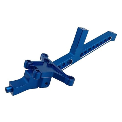 Aluminum Front Chassis Brace for 1/8 Sledge 4WD RC Truck (Blue) | Alloy,95076-4,9520,Monster Truck,Upgrade Parts,CNC Machined,High Strength,Precision Fit,Wear Resistant - color: Blue
