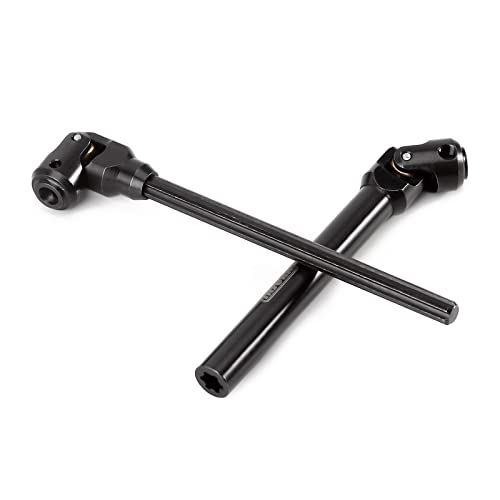 INJORA Steel Heavy-Duty Drive Shaft for 1/10 RC Car Crawler (129mm-179mm) - size: 129mm-179mm