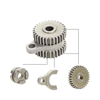 Steel Transmission Gear Complete Gearbox Gears Set for RC Crawler Car 1/24 1/18 FMS FCX24 Power Wagon K5 FCX18 LC80 Upgrade Part