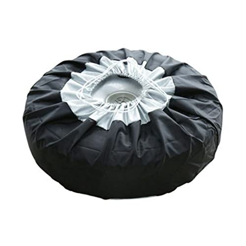 Car Black Sliver 13-19'',17-22'' Spare Tire Tyre Wheel Cover Bag with Carrying Handles ote Car Wheel Protector Storage Bag (80cm/31.5 Inch) - color: 80cm