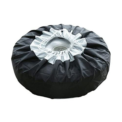 Car Black Sliver 13-19'',17-22'' Spare Tire Tyre Wheel Cover Bag with Carrying Handles ote Car Wheel Protector Storage Bag (80cm/31.5 Inch) - color: 80cm