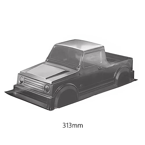 12.32'' Wheelbase Body Shell Rc Clear Body for SCX10 1/10 Model Car Parts