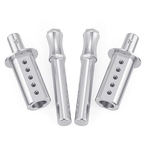 RC Car Front Shell Holder Column Mounts Aluminum Front Body Post Set with Screws Compatible with 1/7 HOBAO VTE2 RC Car