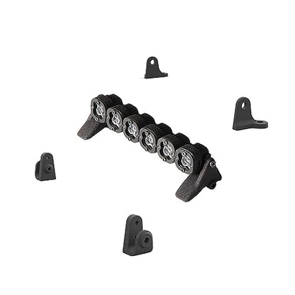 6 LED Lights Roof Lamp Headlights Multi-Function Spot Light Bar Compatible for Axial SCX24 TRX4M 1/24 1/18 RC Crawler Car Upgrade Parts - color: Headlights