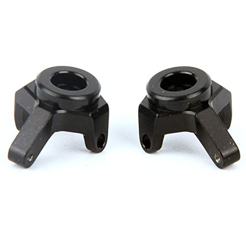 LCX Racing 1/24th RC Crawler Car CNC Machined Aluminum Steering Knuckle Set for Axial AX24 XC-1 SCX24, Upgrades Parts Accessories