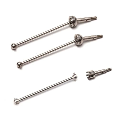 1/12 1/14 144001 144002 144010 124016 124017 124018 124019 RC Car Original Spare Parts Cardan Shaft Dog Bone Rear Axle(Front and Rear Set) - color: Front And Rear Set