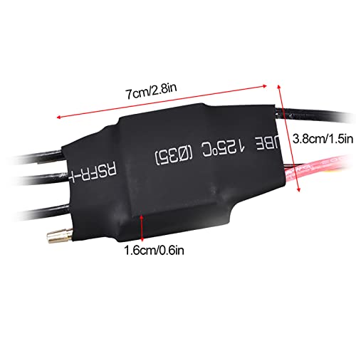Brushless ESC, Fastest Response Water Cooling Plug and Play Speed Controller 60A for RC Boat Marine Applications High Performance Boating Enthusiasts