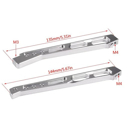 Compatible with ARRMA for Mojave 6S for BLX 4WD for Desert Truck ARA320620 1/7 RC Car Upgrade Parts Front Rear for Chassis Brace Set RC Accessories