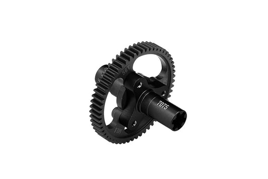 GPM Medium Carbon Steel 56T Spur Gear 0.8 Module/32 Pitch for ARRMA 1/8 Vendetta 4X4 3S Blx - Ara4319V3 (Black) - color: Black