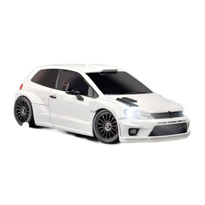 LD2801 1/28 RC Drift Car, Full Proportional 4WD Remote Control Racing Vehicle, High Speed Electric Car for Adults, Mini Hobby Grade Model Gift (White) - color: White (Ld2801)