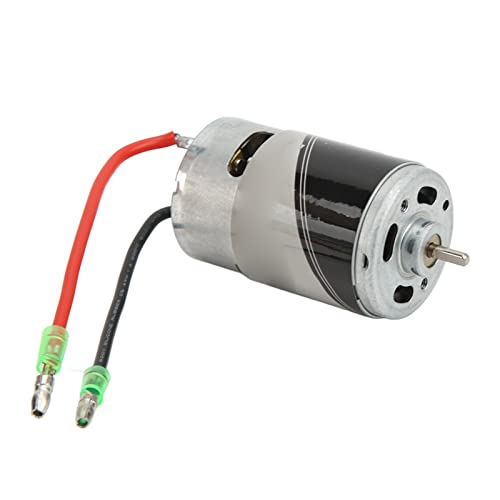 550 Brushed Motor, 22500 RPM High Speed Motor Two Way Bearing 12T Aluminum Alloy RC Parts for 1/10 Climbing Car Big Bike