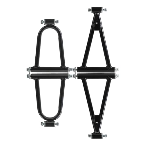 Front Upper 215mm & Lower 265mm Swing Arm Kit for 110cc-250cc ATV Quad Buggy – A Arm Suspension Set for Go Kart Electric DIY Off-Road Replacement Parts