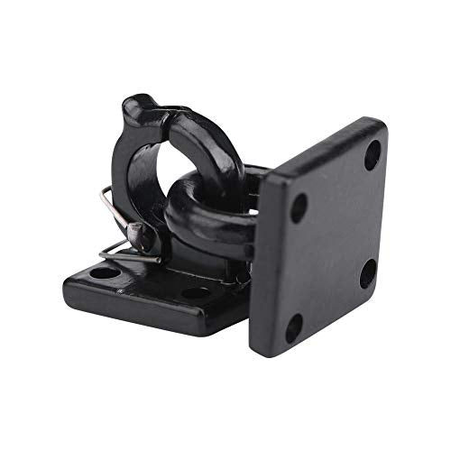 Simulation Trailer Buckle, Tow Lock Shackle Bracket Set, Metal Rescue Buckle Simulation Tow Hook for SCX10 Tamiya CC01 D90 D110 TF2 RC Car