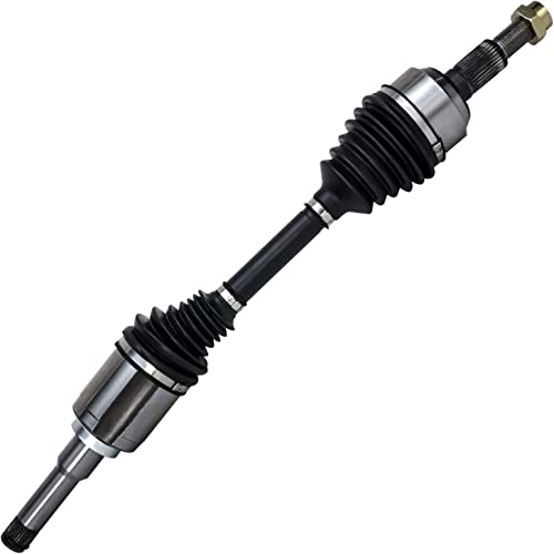 Detroit Axle - 2.4L Front CV Axle Shafts for 2010-2017 Chevrolet Equinox | GMC Terrain 2011 2012 2013 2014 2015, 2 CV Axle Shafts Assembly Replacement - size: 2X1700055-NEW/Pair