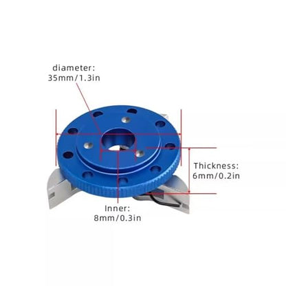 RC Upgrade Parts for Traxxas for Nitro for Slash for Rustler T-Maxx 4142 4146 3281 Metal Flywheel Clutch Bell Set RC Car Upgrade Parts Accessories(Blue) - size: Blue