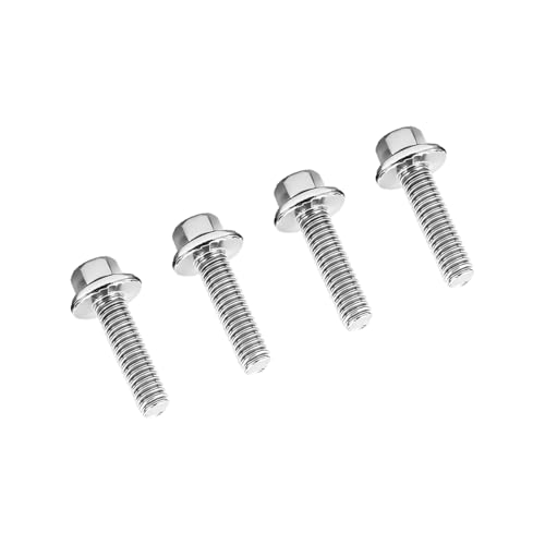 4PCS M6 x 25mm Car Ignition Coil Mounting Bolts, Stainless Steel | Pitch/head check, washer seat, blind-hole depth, hand-start setup, service-manual torque, automotive repair accessories - size: M6*25