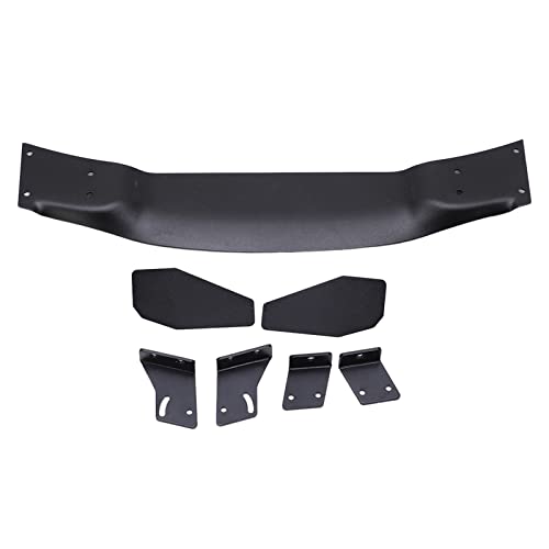 Aluminum Alloy Rear Spoiler Wing for 1/10 RC On Road Racing Drift Car, Universal RC Tail Wing with Bolt - On Design, Powder Coated Black Rear Wing for HSP Kyosho