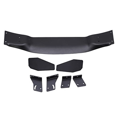 Aluminum Alloy Rear Spoiler Wing for 1/10 RC On Road Racing Drift Car, Universal RC Tail Wing with Bolt - On Design, Powder Coated Black Wing for HSP Kyosho