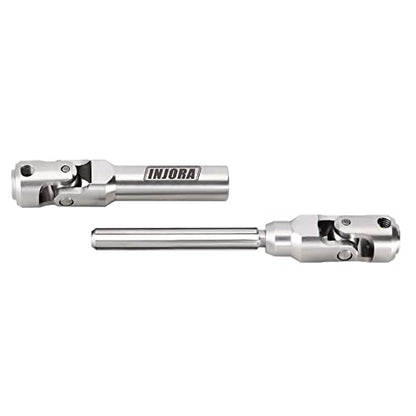 INJORA Drive Shaft Stainless Steel Heavy-Duty Driveshafts for Axial SCX10 90046 AXI03007 TRX4 Redcat Gen8 1/10 RC Car Crawler Upgrade(94-119mm) - size: 94-119mm