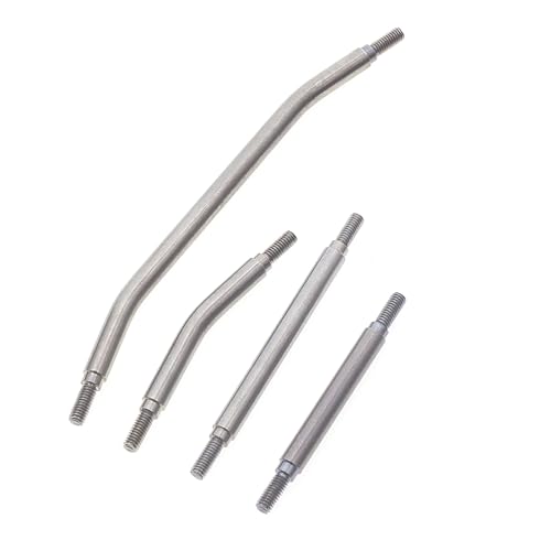 Stainless Steel Steering Tie Rod Linkage Rod Set RC Upgraded Parts for REDCAT GEN8 RC Car - color: Linkage Rod