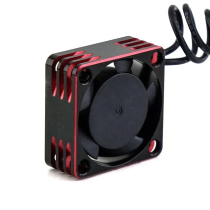 Rc Replacement Parts For Motor ESC Heat Dissipation 25mm Metal Cooling Fan RC 25x25mm Car Repair Modify Parts(Red) - color: Red