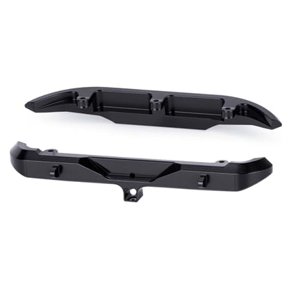 Front Rear Bumper - CNC Aluminum Bumper for Axial SCX30 Bronco 1/30 RC Crawler Upgrades (Black) - color: Black