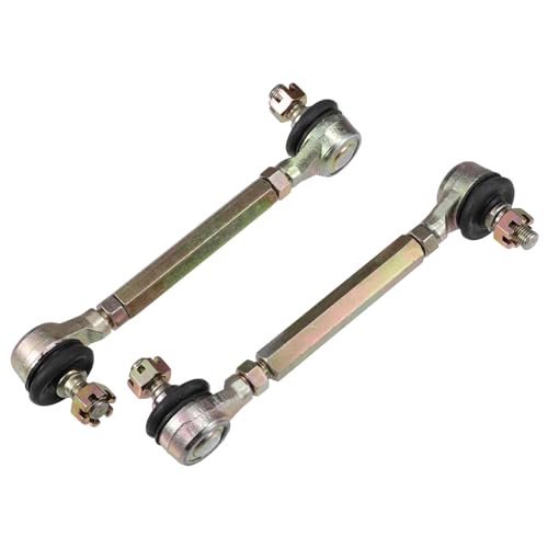 ACROPIX 9cm 3.54" Steering Tie Rod End Tie Rod Link Fit for 50cc 70cc 90cc 110cc 125cc 150cc ATV Quad Four Wheeler with Ball Joint Accessories - Pack of 2 - size: 90mm