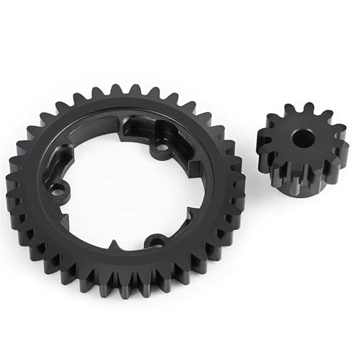 RC Car Assortment for X-MAXX 6S 8S for Monster 1/5 RC Truck Upgrade Parts Steel 1.5M 35T Spur Gear and 12T Pinion Motor Gears