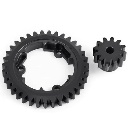 RC Car Assortment for X-MAXX 6S 8S for Monster 1/5 RC Truck Upgrade Parts Steel 1.5M 35T Spur Gear and 12T Pinion Motor Gears