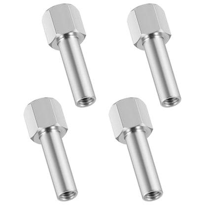 MOHERO Metal Center Nuts for 1/10 RC Crawler Car SCX10 Wraith 12mm Wheel Hub Hex Drive Adaptor 20mm Extension (20mm) - color: 20mm