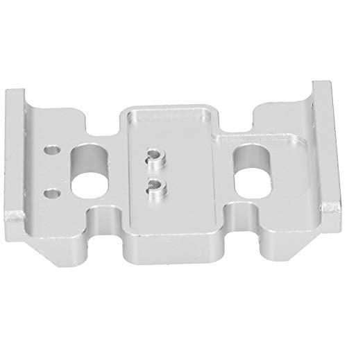 313mm Wheelbase Gearbox Chassis Frame, 1/10 RC Car Metal Upgrade Accessory, Aluminum Alloy Lightweight Base Support Plate with Anodized Finish for Remote Control Vehicles (Silver) - color: Silver