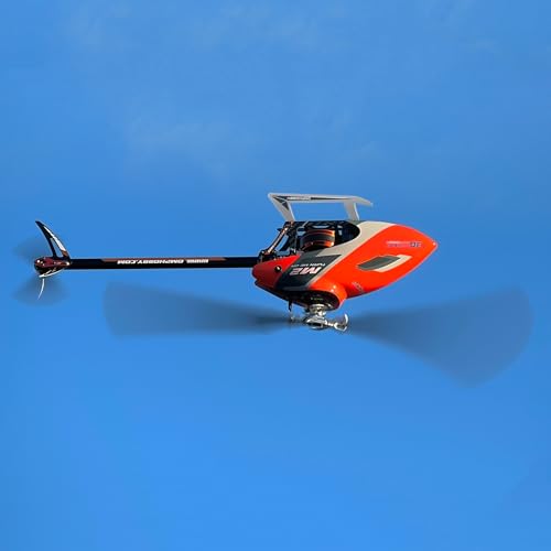 OMPHOBBY M2 EVO MK2 Ready To Fly RC Helicopter Outdoor Dual Brushless Motors Direct-Drive 6CH Remote Control Helicopters for Adults, 3D RC Plane with Remote Control Mini Drone RTF White