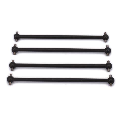 Steel Metal RC Car Drive Shaft Dogbone Overall Length 87mm for 1/10 RC Hobby Model Car hsp Wltoy Redcat 4PCS/Set - size: 87mm