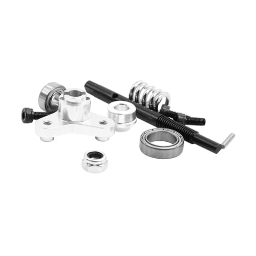 DYNWAVE RC Car Clutch Combination Assembly 1/10 Parts Easy to Use RC Car Replacement Part Clutch Combo for 2WD XL5vxlslipper, Silver - color: Silver