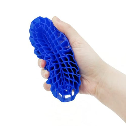 1.9 Silicone Tire Inserts 108x42mm, Soft 45-50A RC Tire Foam Inserts for 1/10 RC Crawler Tires, Waterproof Silicone Inner Foam, 4PCS (Blue) - color: Blue