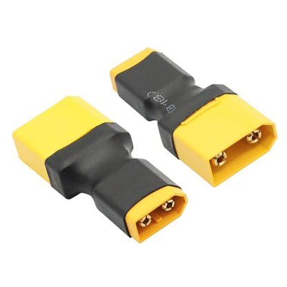 2Pair XT60 to XT90 Converter Plug, no Wire Adapter Battery Connector Plug | XT60 Male to XT90 Male & XT60 Female to XT60 Female Battery Adapter Plug, Plug and Play, for RC Lithium Battery - 4Pcs - style: XT60 to XT90 - 4Pcs(2Pair)