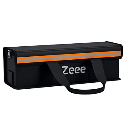 Zeee Lipo Safe Bag Ebike Battery Fireproof Charging Bag (19.3*5.9*5.9in) | Explosionproof Lipo Battery Bag Large Capatity for Storage Charging