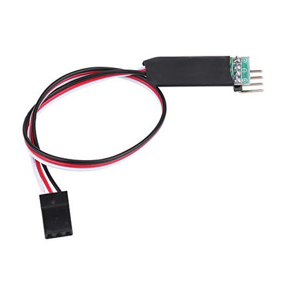 RC Light Switch System Extension Cable RC LED Light Control Wire Switch Cable 190mm Controls 2 Sets of LED with 3rd Channel Button for All car