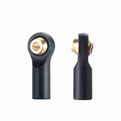 10PCS M2 Plastic Tie Rod End Ball Joint Link Ball Head Holder, #A | For 1/10 Axial SCX10 90046 90047 TRX4, RC Crawler Car - color: #a