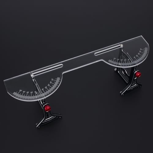 Aluminum Multi-Functional 1/10 RC On Road Car Alignment Tool Set– Camber/Toe/Slip Angle Gauge, Suspension Tuning Setup Gauge, Ultimate Suspension & Steering Adjustment Tool (Red Set) - color: Red Set