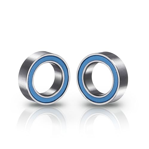 uxcell 4 Pcs MR85-2RS Deep Groove Micro Bearing, 5x8x2.5mm Double Rubber Sealed Chrome Steel Small Bearings (ABEC5, Z4 Low Noise) - size: MR85-2RS
