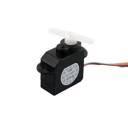 Mini Micro Servo Motor 2.1g 180° Rotation DM-S0020 4.8-6V Plastic Gear Servo for RC Car Airplane Helicopter Robot DIY Toys (10PCS) - style: 10PCS