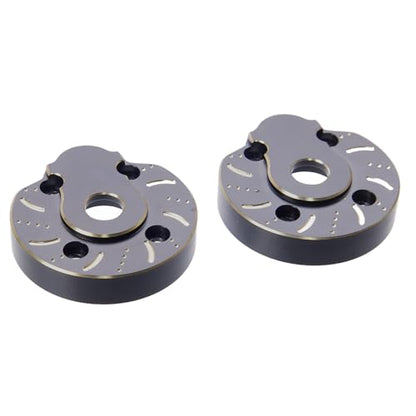 94g Brass Front Axle CVD Weight Cover Upgrade for 1/10 SCX10 III | Fit SCX10 III Capra, AR45P, UTB10, Vanquish F9 CP44 1.9. Extra weight for crawling grip. Durable brass, easy to install - size: Portal Cover D