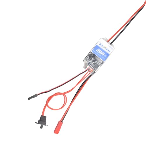 20A Brushed Bidirectional ESC for 130/180 Motor RC Car Boat Tank