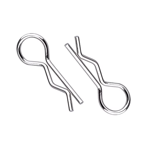 1/10 RC Car Body Clips Pins with Pull Tabs R Clips for All 1:10 1/12 Scale Axial Redcat HPI Himoto HSP Exceed RC Car Parts Truck Buggy Shell Replacement, Set of 4 (Navy Blue) - color: Navy Blue